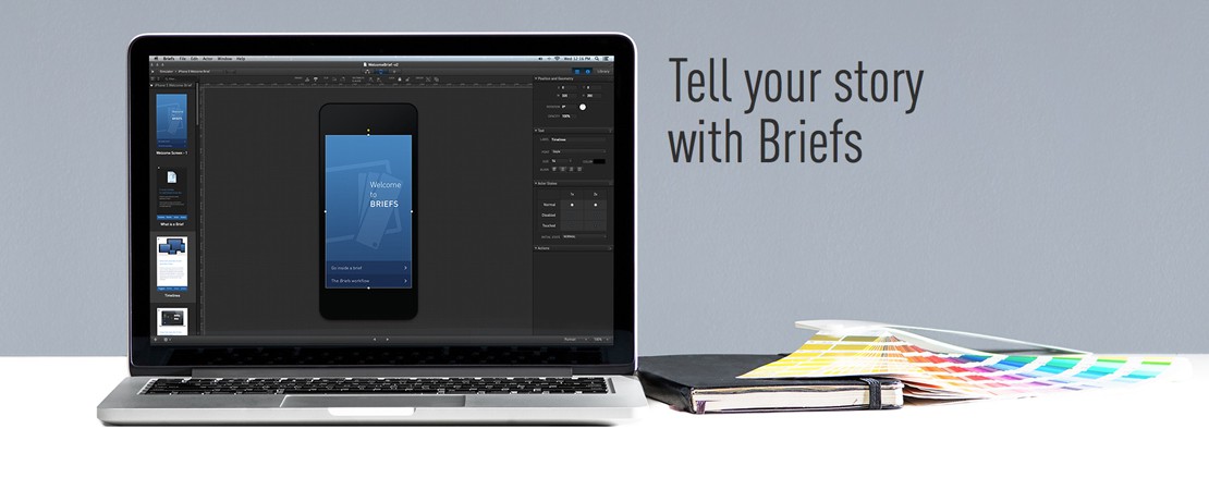 Briefs, un logiciel de prototypage pour vos applications
