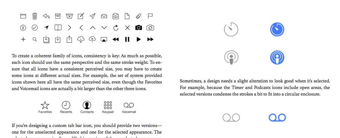 iOS Human Interface Guidelines disponible pour iBooks