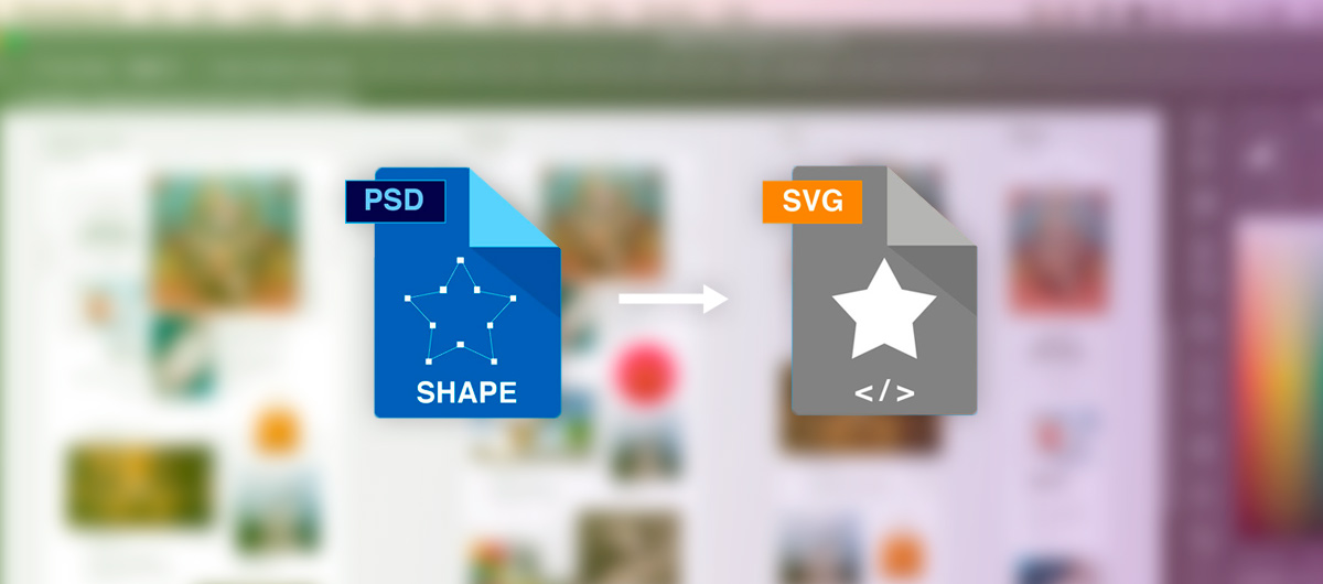 Export your vector layers from PS to SVG with Photoshop