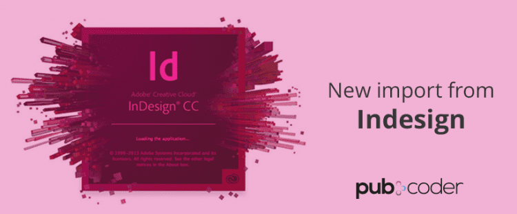 importing indesign into pubcoder